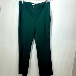 J.Jill Evergreen Straight leg Pants Office Size 12. NWT